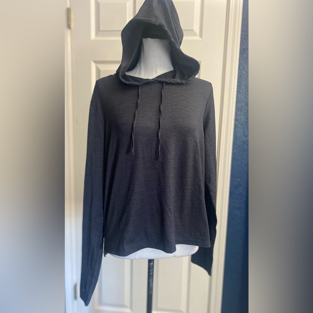 Reebok gray Hooded Top